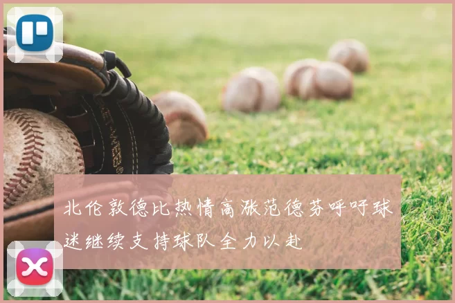 北伦敦德比热情高涨范德芬呼吁球迷继续支持球队全力以赴